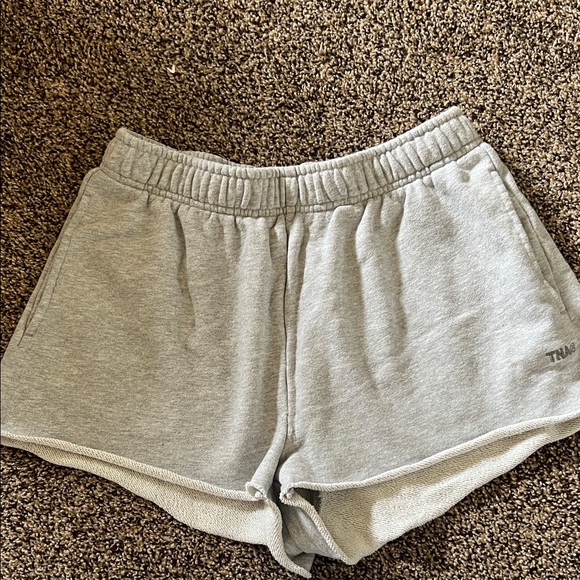 TNA Light Gray Athletic Shorts - Picture 1 of 3